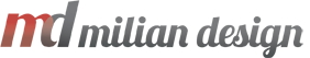 milian website design logo